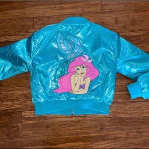 Disney Girls Ariel Bomber Jacket